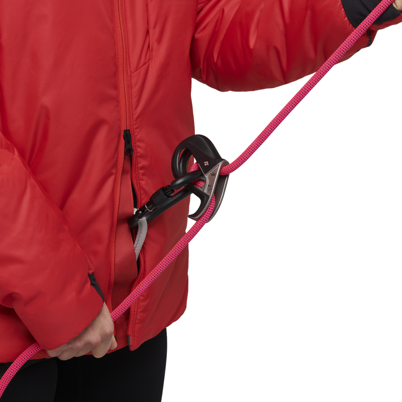 Black Diamond Women's Belay Parka Coral Red-5